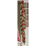Lit Poinsettia Garland, , large