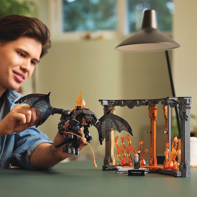 LEGO Icons The Lord of the Rings: Balrog Book Nook, , large