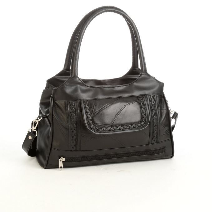 Leather Bag with Wallet and Umbrella, , large