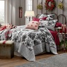 Winter Toile Oversized Quilt, , large