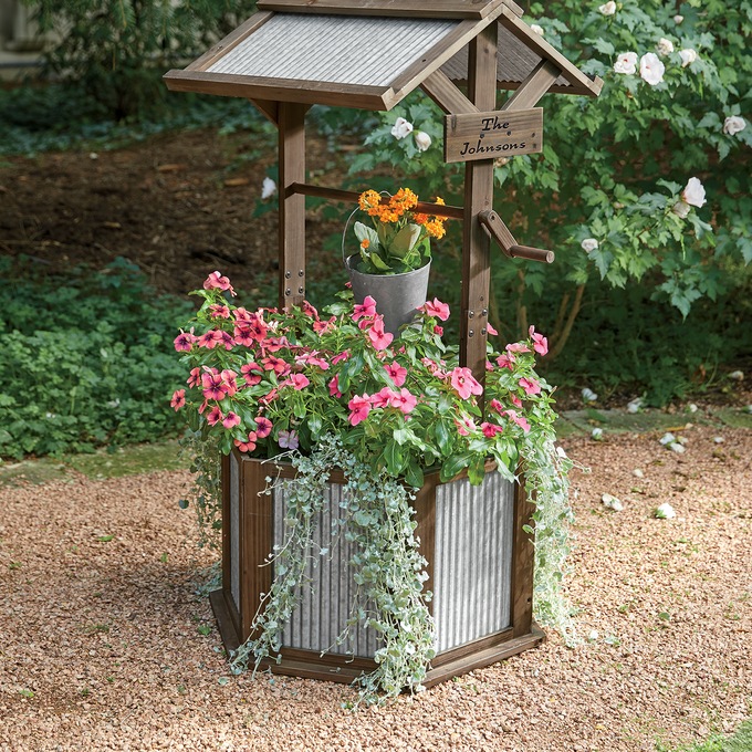 Wishing Well Planter, , large