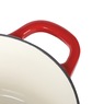 Crock Pot Artisan 6-qt. Enameled Cast Iron Dutch Oven with Lid, Gradient Red, large