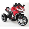 Ride-On Light-Up Motorcycle, Red Black, large