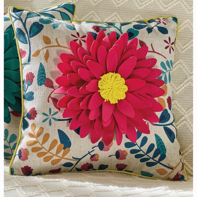 3-D Daisy Pillow Cover, , large