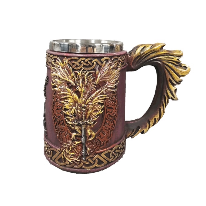 Novelty Fantasy Tankard, Flame Blade, large