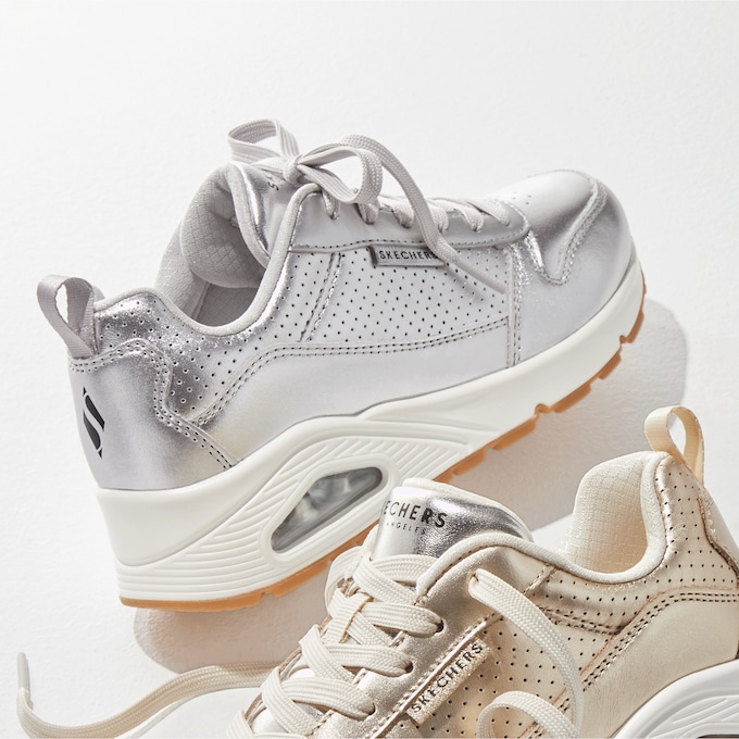 Skechers Women's Metallixs Lace-Up Country Door