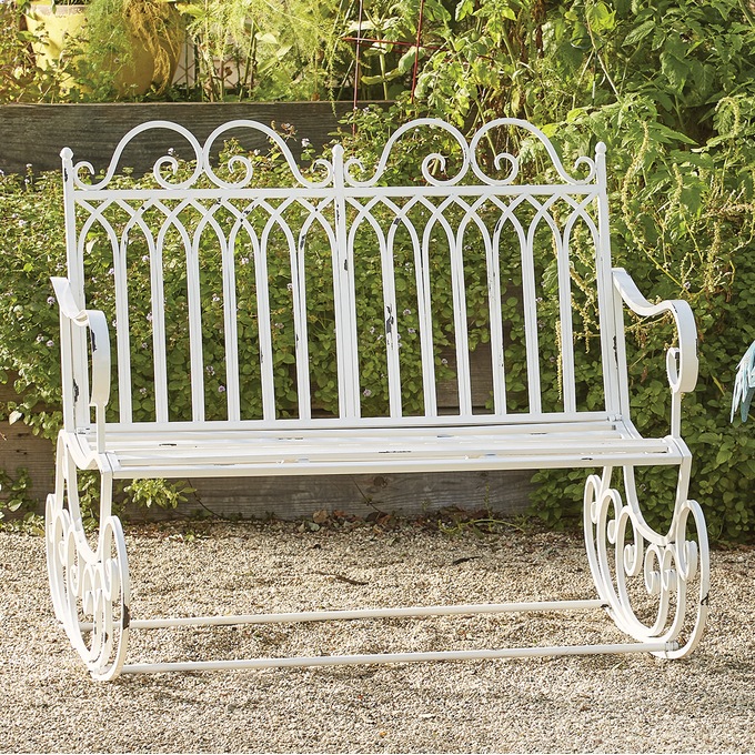 Cathedral Rocking Bench , , large