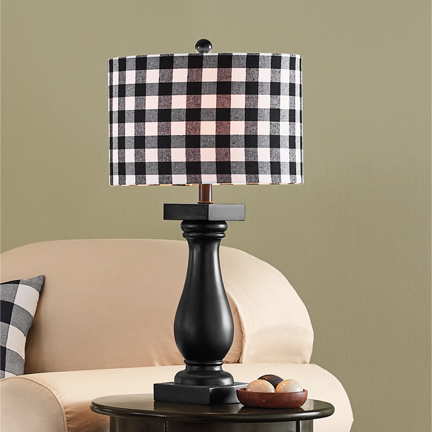 Plaid lamp shades table lamps sale