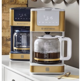 West Bend 12-Cup Touchscreen Coffee Maker, , large