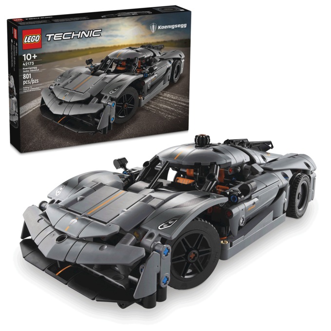 LEGO Koenigsegg Jesko Absolut Grey Hypercar, , large