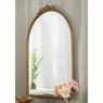 Simple Traditional Arch Mirror, Rustic Gold, large