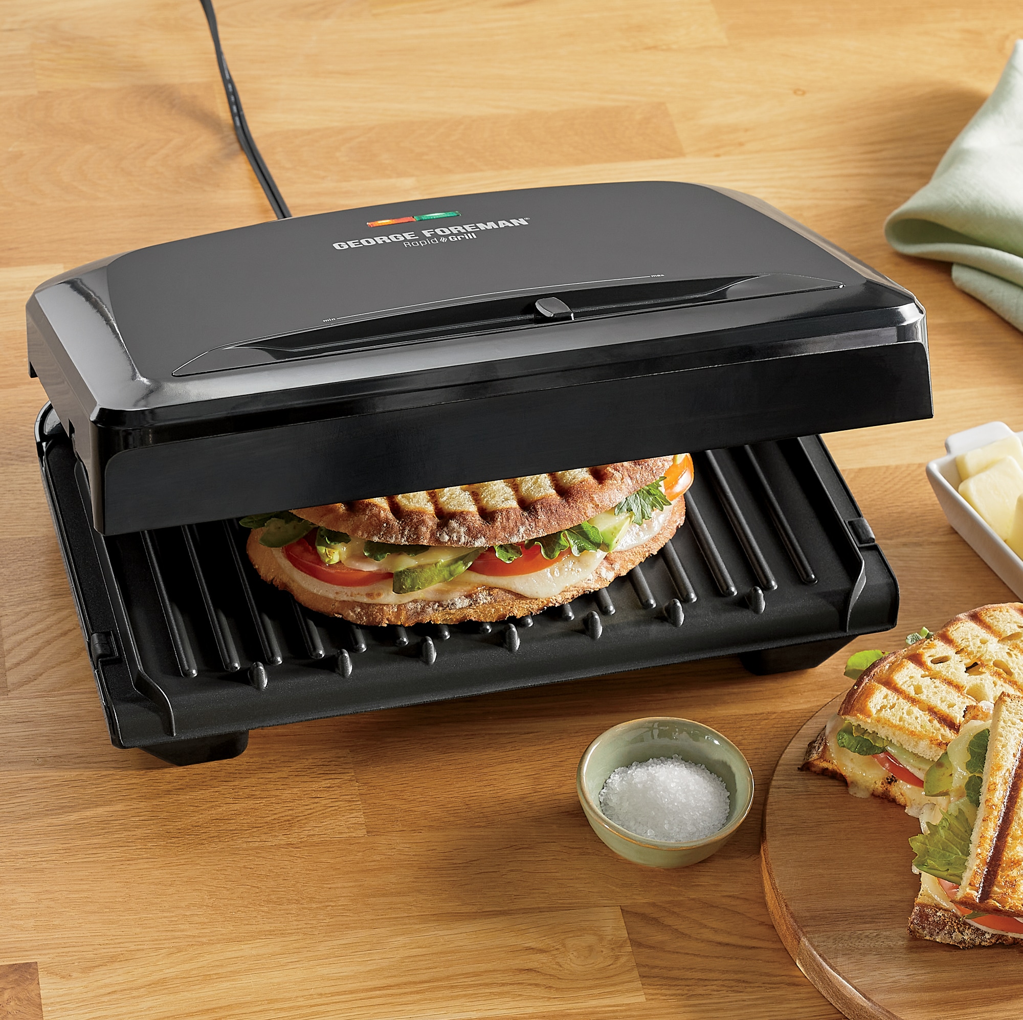 difference between panini press and george foreman