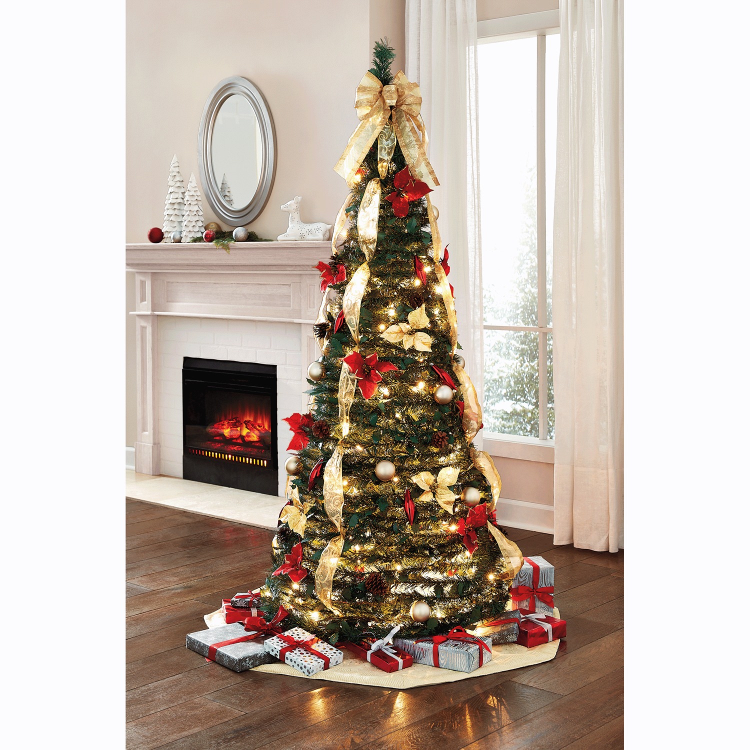Holiday 6-Foot Pre-Lit Pop-Up Tree | Country Door