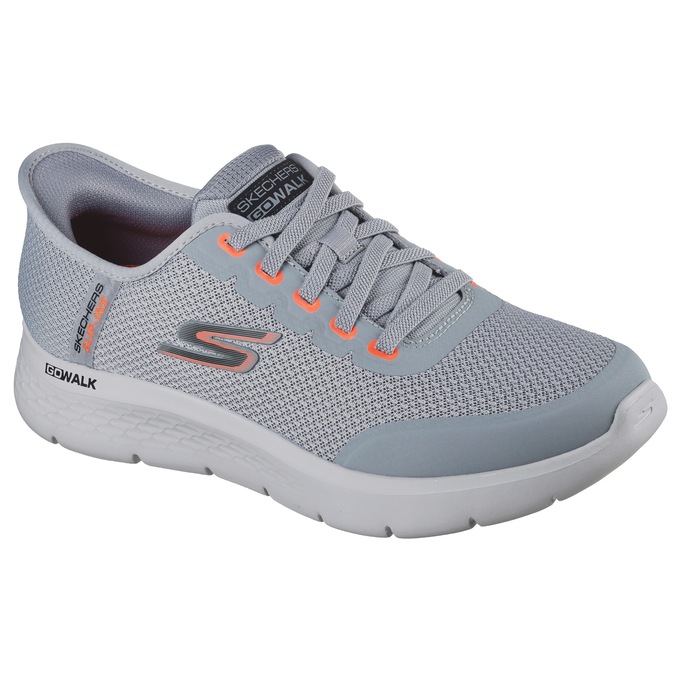 Skechers Men's Slip-Ins GO WALK Flex Slip-On, Gray, large