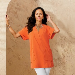My Favorite Tunic, Tangerine Tango, large