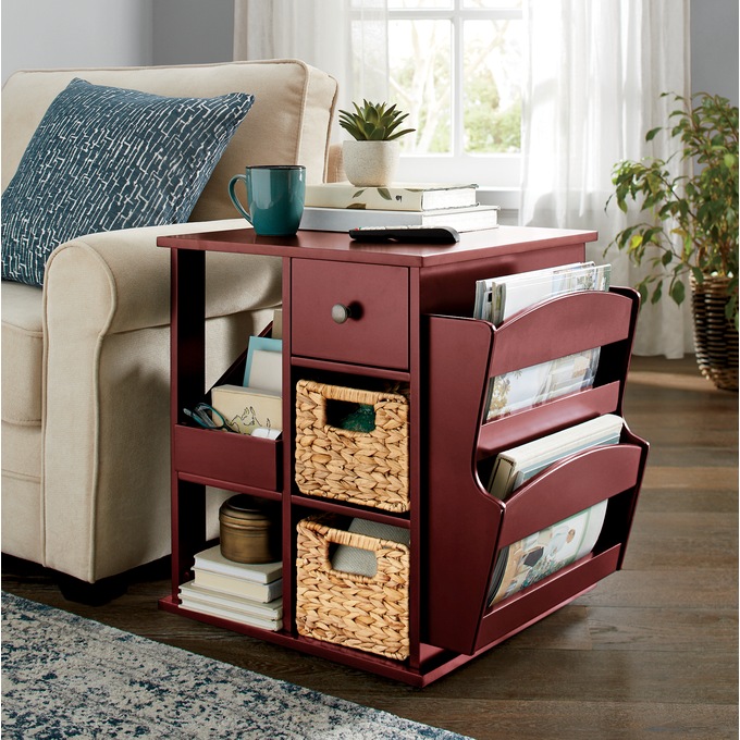 Admiral Rotating End Table with Storage, , large