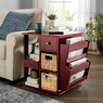 Admiral Rotating End Table with Storage, , large