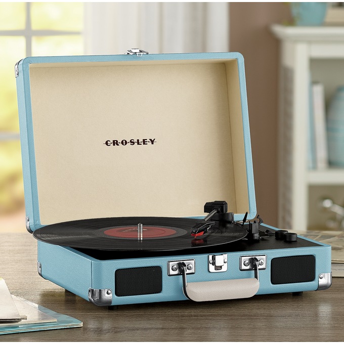Crosley Portable Bluetooth Suitcase Turntable, , large