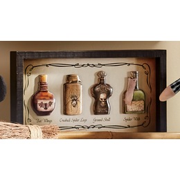 Potion Ingredients Wooden Wall Sign, , large