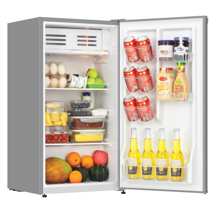 Montgomery Ward 3.2 cu. ft. Contemporary Fridge/Freezer, Gray or Blue, , large