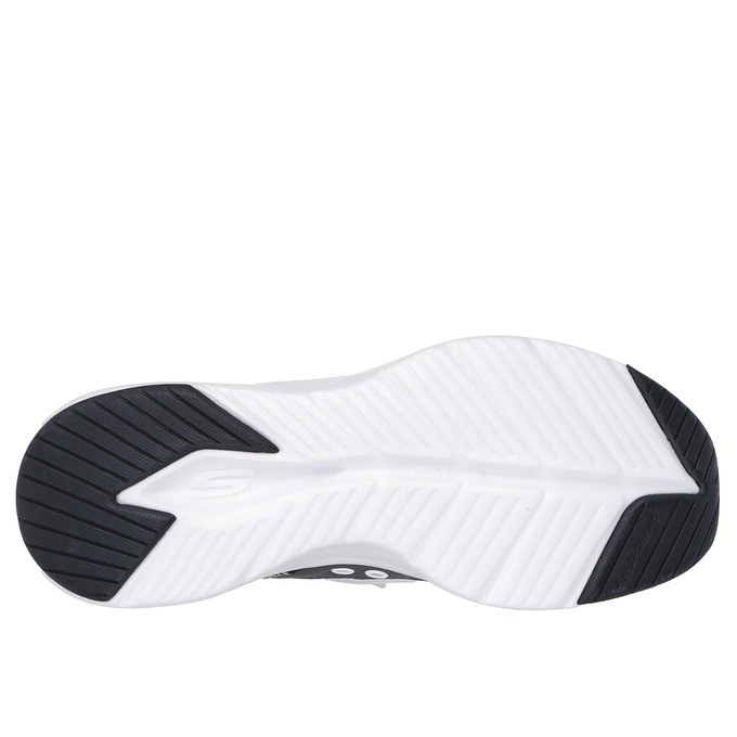 Skechers Women's Slip-Ins Martha Stewart Contour Foam Shoe, White Black, large