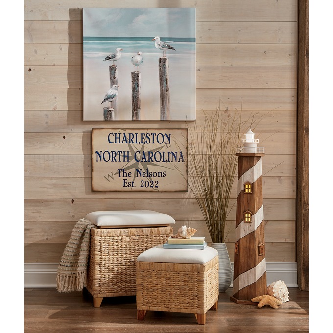Beachside Seagulls Canvas, , large