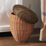 Woven Acorn Basket, , large
