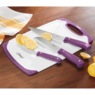 Ginny's® Knife Set with Matching Cutting Board, , large