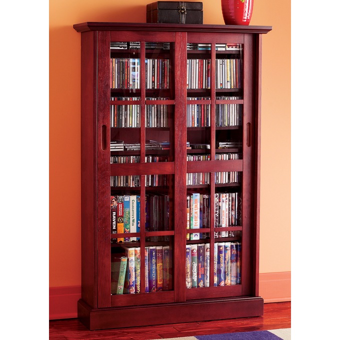 Merrick Sliding-Door Media Cabinet, , large