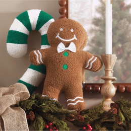 Gingerbread Christmas Pillow, , large