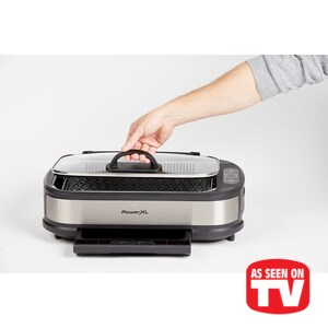Power XL Smokeless Grill Pro, Stainless Steel, large