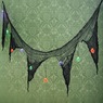Lit Halloween Spiderweb Garland, , large