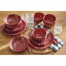20-Piece Speckled Dinnerware Set, , large