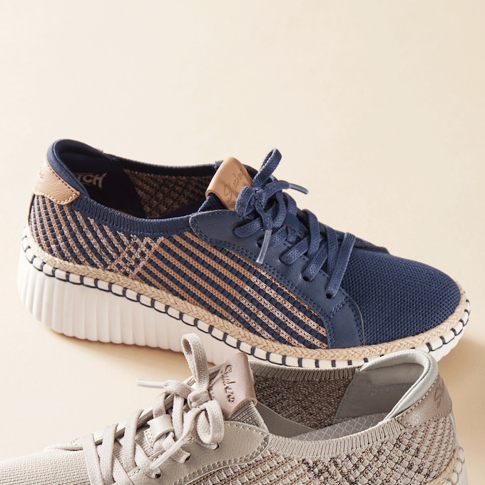 Sketchers Wilshire Blvd Breezy Stroll Lace-Up , , large