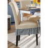 Farmhouse Gingham Stretch Chair Cover, , large