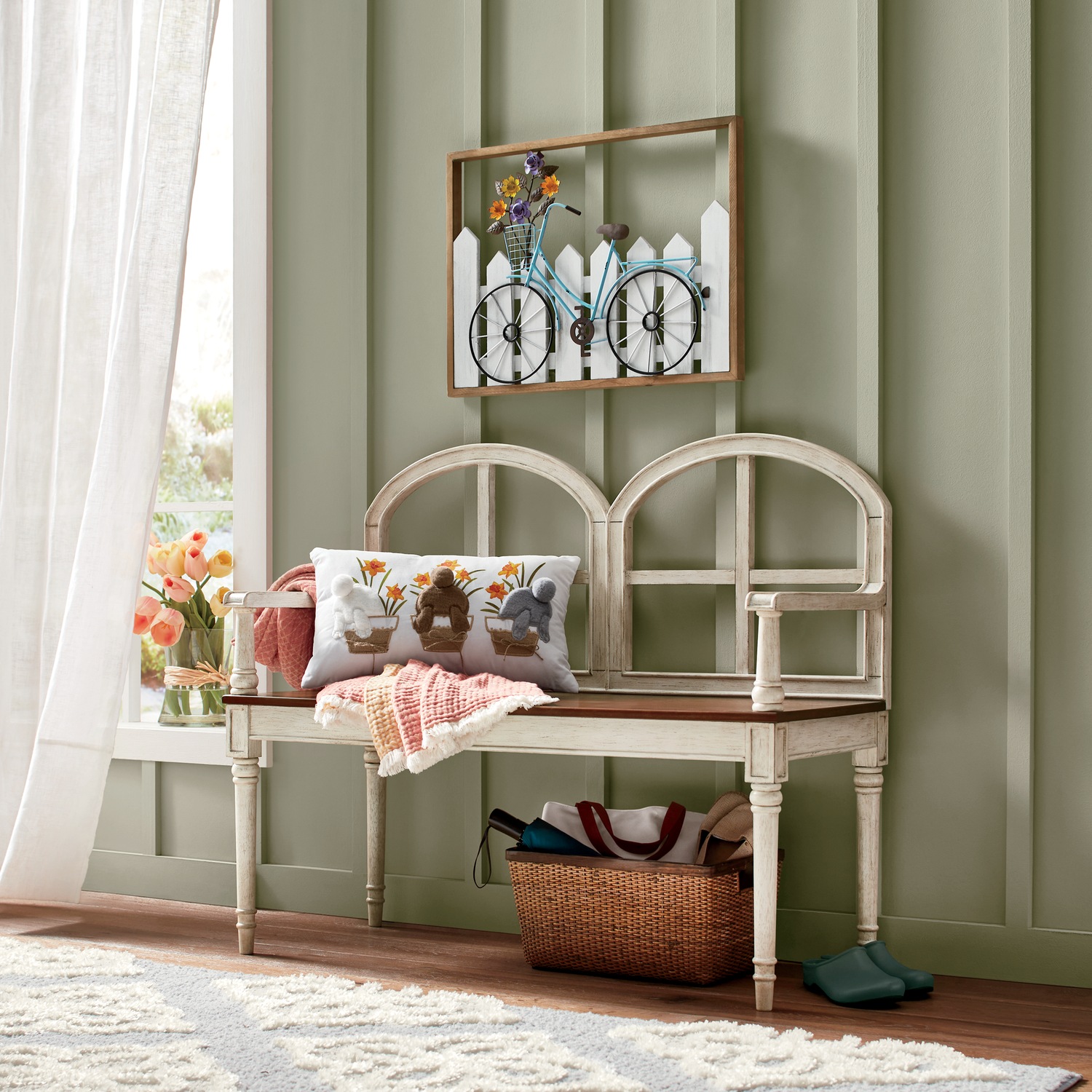 Window on sale pane bench
