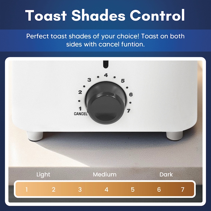 Elite Gourmet 2-Slice Cool-Touch Toaster, White, large