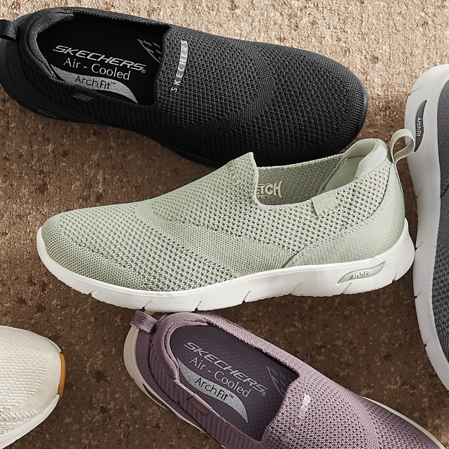 Skechers air arch best sale