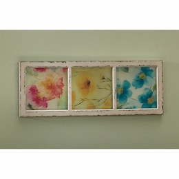 Painted Floral Wall Gate, , large