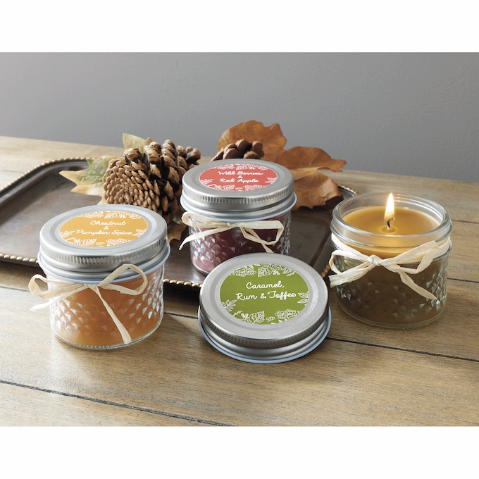 Set of 3 Mini Jar Candles, , large