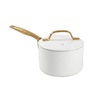 Gotham Steel 11-Piece Modern Kitchen Cookware Set, Cream, large