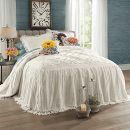 Eva Chenille Bedspread, , large