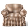 Gingham Farmhouse Slipcover, , large