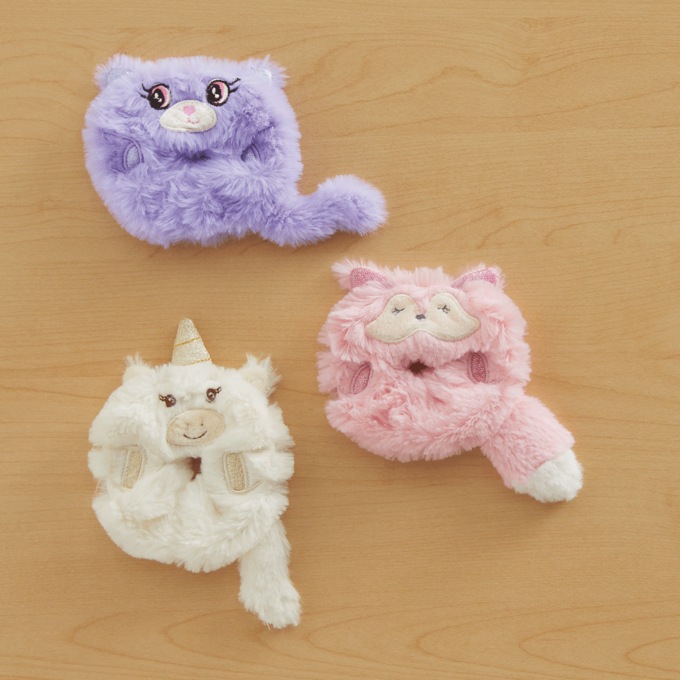 Set of 3 Character Hair Scrunchies, , large