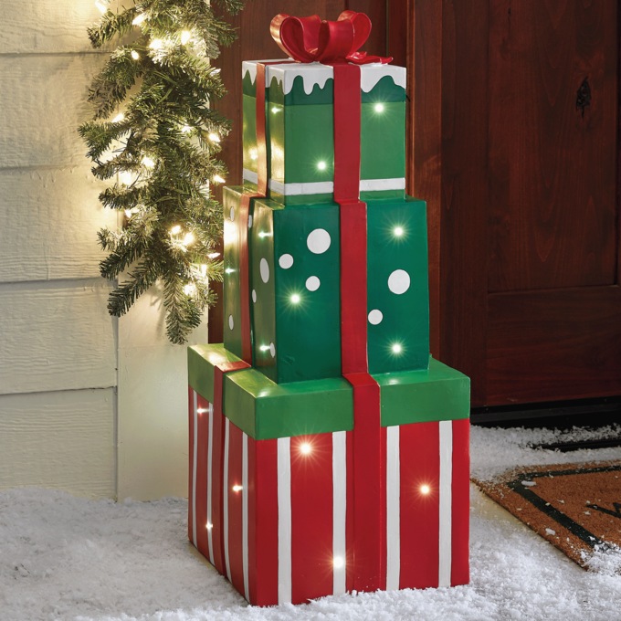 Stacked Present Decor, , large