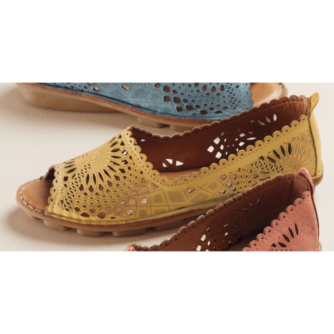 Spring Step Brandal Peep-Toe Slip-On, , large