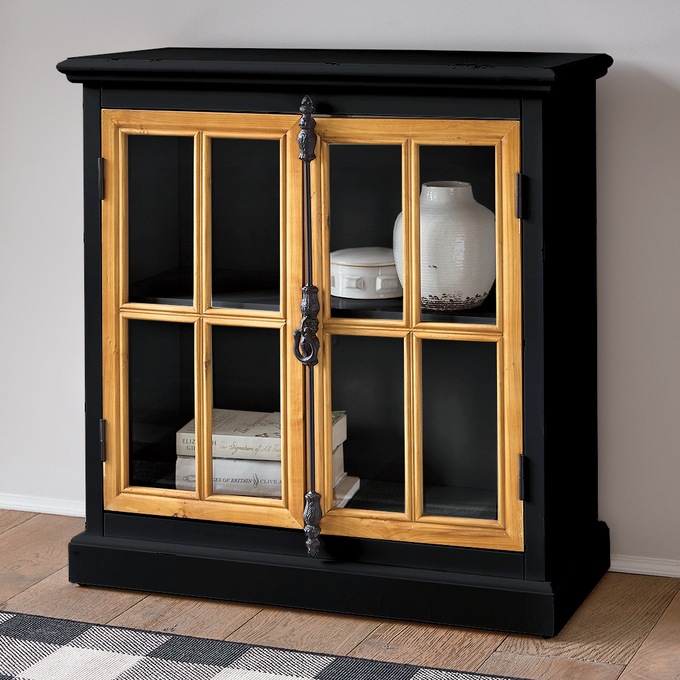 Short Windowpane Cabinet, , large