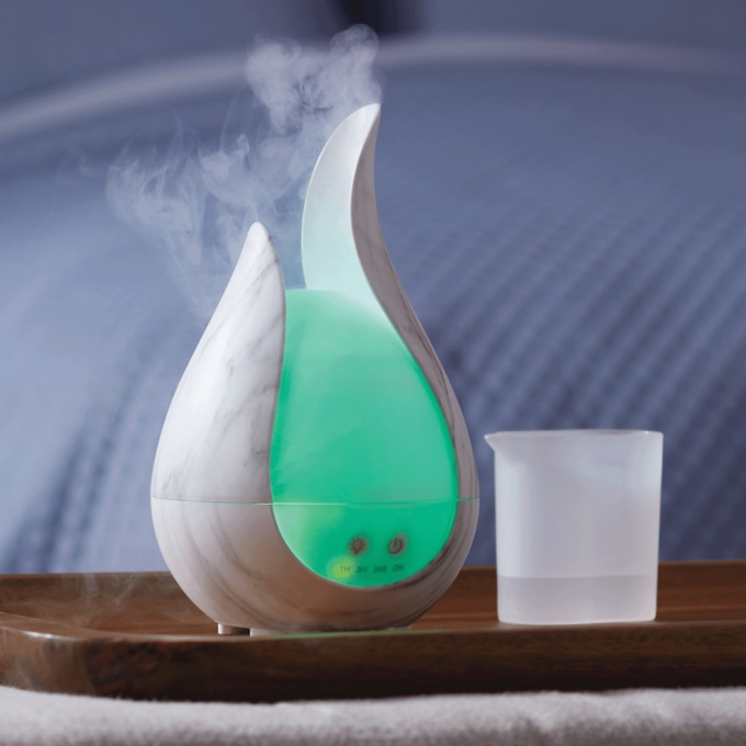 Color-Changing Faux-Marble Aroma Diffuser, , large