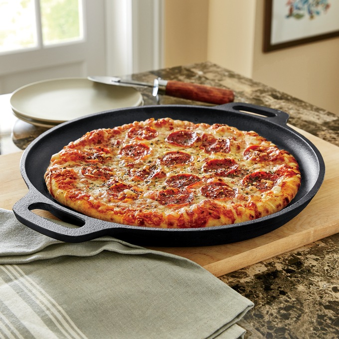 Cast iron pizza stone discount
