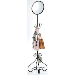 Yvette Mirrored Purse Rack, , large